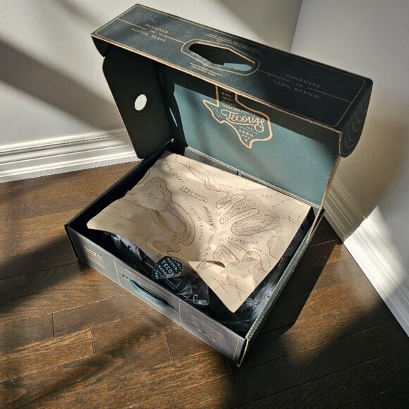 Tecovas “The Dean” Men’s Cowboy Boots – Size 7EE – Black Calf – Like New - Picture 4 of 10